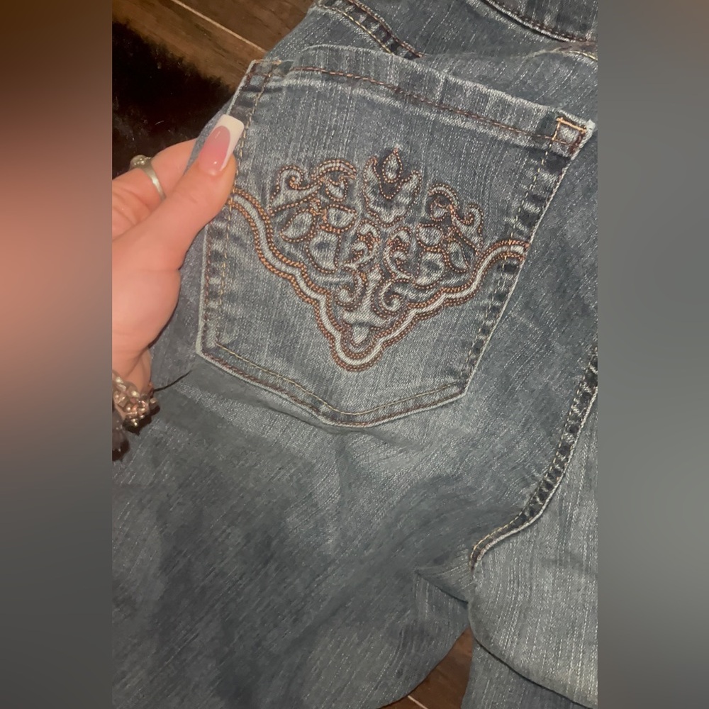 embroidered jeans size 31